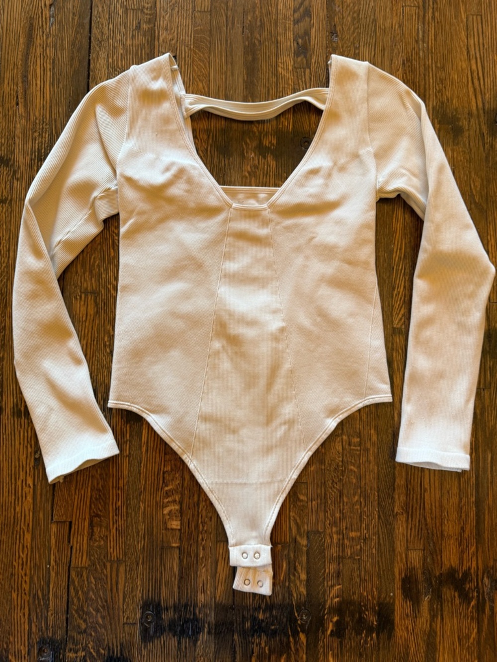 Anthropologie — Long Sleeve Cutout Bodysuit — size L/XL — great used condition